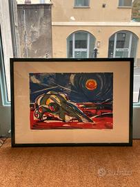 Quadro Stile Futurista/Spaziale - Artista: Gianbar