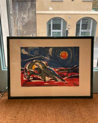 Quadro Stile Futurista/Spaziale - Artista: Gianbar