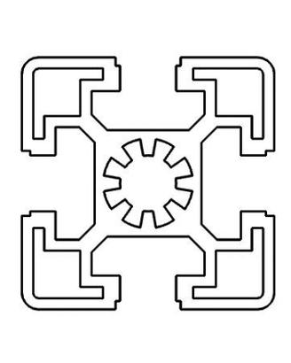 PROFILO IN ALLUMINIO PER ROBOTICA & COSTRUZIONI SP