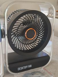 Ventilatore da Tavolo a batteria  – 5 Velocità, 
