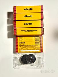 👉 Lotto 5 nastri Olivetti 2605/3 NR originali