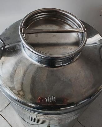 Contenitori inox per olio da 100lt