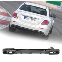 DIFFUSORE MERCEDES W213 16-20 LOOK E63 NERO LUCIDO