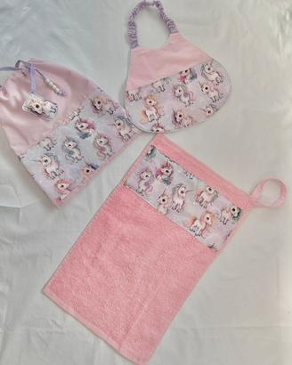 Set asilo realizzato a mano