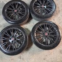 cerchi in lega punto evo da17 con gomme 