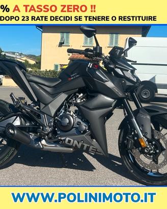 Zontes ZT 125 U - A tasso Zero- Spediamo in tutta 