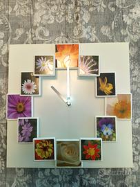 orologio da parete porta foto