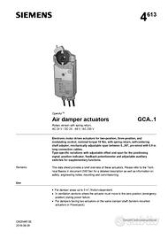 ATTUATORE X SERRANDA SIEMENS - MOD. GCA126.1E