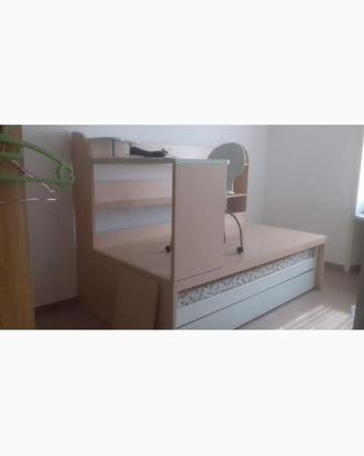 Soppalco con due letti