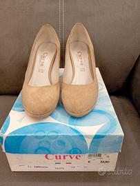 scarpe donna in camoscio