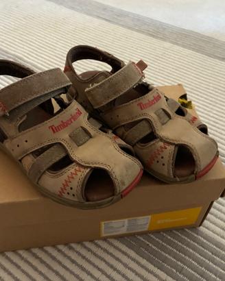 Sandali taglia 29  in vera pelle bambino Timberlan
