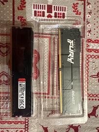 Kinstone fury ddr4 8x2 16giga 3200 cl 16