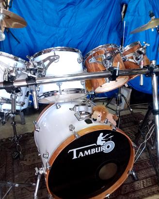 batteria acustica tamburo completa,  a parte
