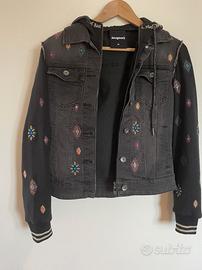 Desigual Jeans Chaq_liverpoo Giacca in grigio nera