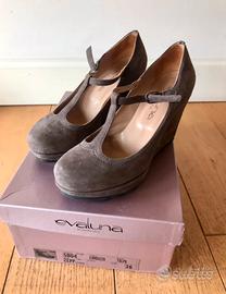 Scarpe donna pelle scamosciata n.36