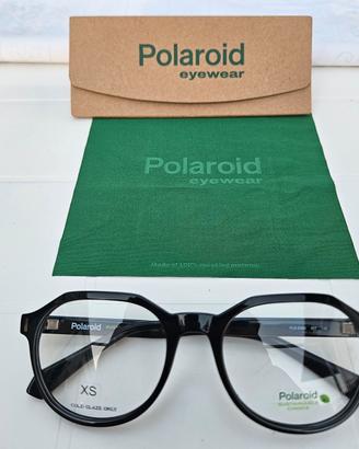 Montatura Occhiali da vista Polaroid Nero Unisex 
