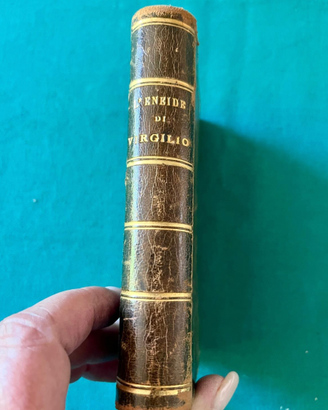 RAROvolumeANTICO"L'ENEIDEdiVIRGILIO"ril.PELLE1894