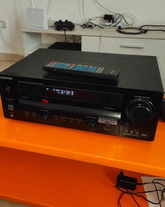 Amplificatore kenwood con subwoofer attivo e casse