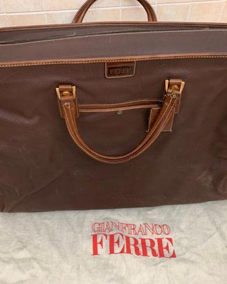 borsone da viaggio vintage  Ferre' in pelle