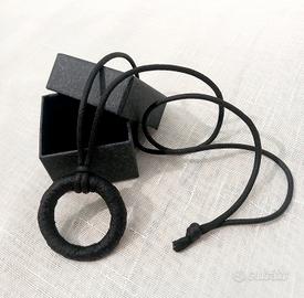 Collana Design Amuleto Cerchio Magico Portafortuna