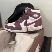 Jordan 1 high og taglia 43 color mauve