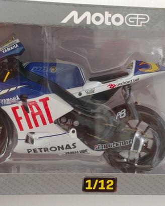 Moto Yamaha Valentino Rossi scala 1/12