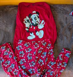 pigiama completo rosso Tezenis Mickey Mouse 