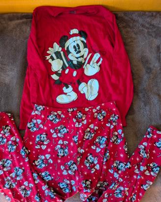 pigiama completo rosso Tezenis Mickey Mouse 