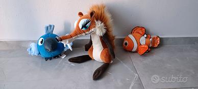 Peluche personaggi cartoni