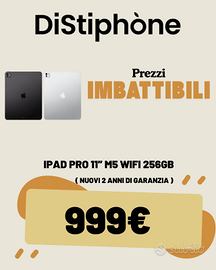 IPAD PRO 11'' 256GB WIFI M5 2025