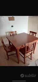 Tavolo legno apribile su entrambi i lati
