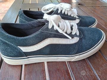 vans in camoscio nere 37