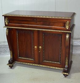 CONSOLLE IN MOGANO MASSELLO SCRIVANIA SECRETAIRE