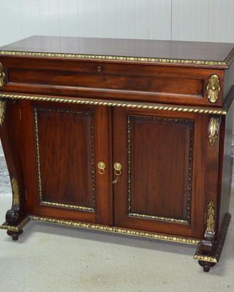 CONSOLLE IN MOGANO MASSELLO SCRIVANIA SECRETAIRE
