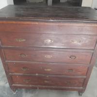 Cassettone a 4 cassetti fine '800 / primi '900