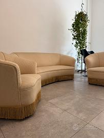 Divano e 2 poltrone anni 60 vintage design