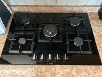 Fornello BOSCH 5 fuochi vetro temperato