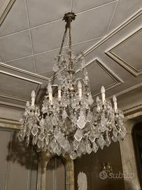 LAMPADARIO E APPLIQUE DA PARETE ANTICHE