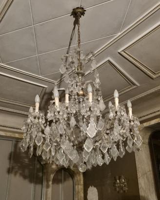LAMPADARIO E APPLIQUE DA PARETE ANTICHE