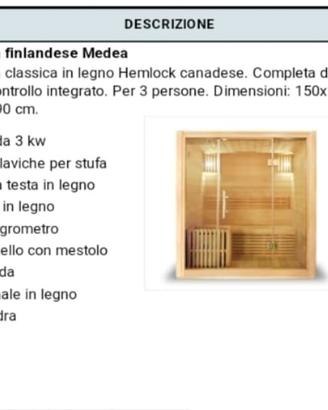 sauna finlandese 