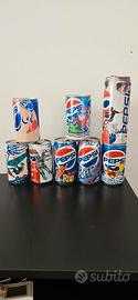 Lotto 8 Lattine PEPSI Vintage Anni '90