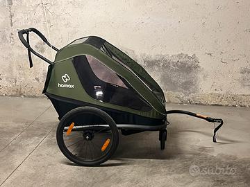 Carrello bicicletta per trasporto bimbi e oggetti