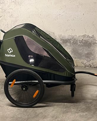 Carrello bicicletta per trasporto bimbi e oggetti