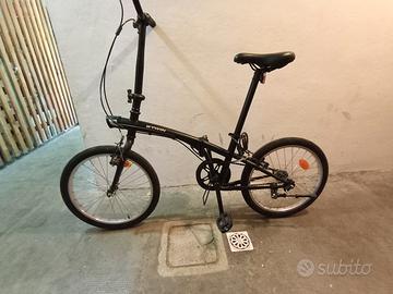 bicicletta b-twin pieghevole 