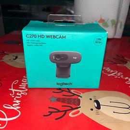 Webcam Logitech C270 HD 720p Mai usata con scatola
