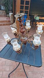 Lampadario fine anni 50