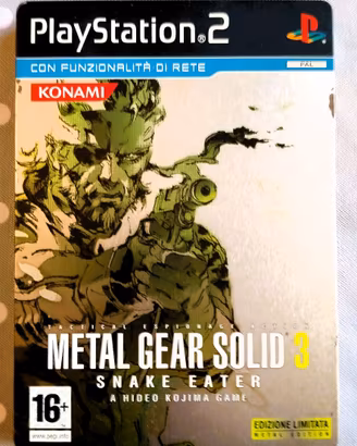 Metal Gear Solid 3 -Snake Eater- PS2 ITA Steelbox