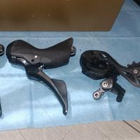 set comandi e deragliatori per Shimano 105 meccani