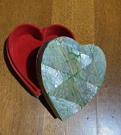 Scatoletta cuore madreperla