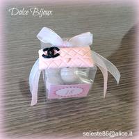 Bomboniera 18 anni tema chanel. miniatura borsa
